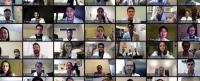Class of 2023 on a zoom call
